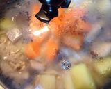 鶏肉じゃがいも人参ごぼう椎茸のうま煮作り方6写真
