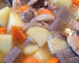 鶏肉じゃがいも人参ごぼう椎茸のうま煮作り方7写真