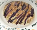 くるみと紫さつま芋のくるくるパンケーキ作り方4写真