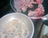 豚肉とれんこんの甘辛炒め作り方2写真