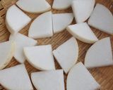 干し大根とさんま蒲焼缶詰の煮物作り方1写真