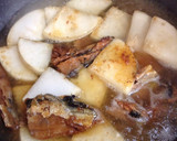 干し大根とさんま蒲焼缶詰の煮物作り方3写真