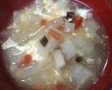 大根と白菜の とろり中華スープ作り方6写真