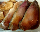 鰤の漬け焼き、大根おろしと一緒に作り方2写真
