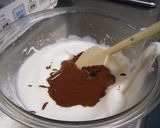 チョコシフォン ~クリーム入り♡作り方3写真