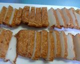 さつま揚げのチーズがらめ作り方1写真