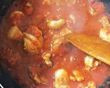 簡単♪チキンのトマト煮込み作り方10写真