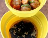 同時調理!肉団子の甘酢あん&わかめスープ作り方5写真