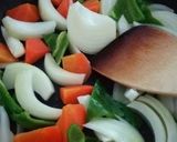 薄切り肉で☆揚げない酢豚作り方4写真