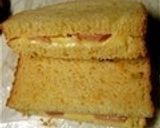 とろける♪ ハムチーズトースト作り方5写真