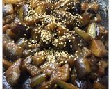 簡単!八丁味噌で☆ナスのごま味噌 炒め作り方5写真