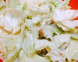 簡単やみつき居酒屋風梅マヨキャベツ作り方4写真