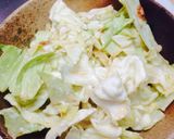 簡単やみつき居酒屋風梅マヨキャベツ作り方5写真