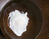 すき焼きの〆にポーチドエッグ乗せうどん作り方2写真