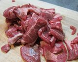 シメジとラム肉のカレー（ヨーグルト添え）作り方3写真