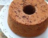 板チョコチップ♪　ココアシフォンケーキ作り方20写真