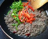 タイ料理ガパオライス　 トロ玉フライ添え作り方3写真