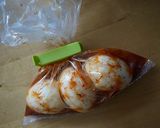 煮たまご★キムチ味作り方2写真