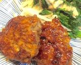 蓮根入り 照り焼きハンバーグ！作り方4写真