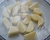 じゃが芋のひき肉てりやき作り方1写真
