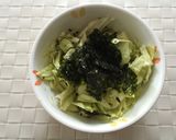 簡単！キャベツと韓国海苔のナムル風サラダ作り方2写真