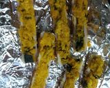 かぼちゃとちくわのマヨパン粉焼き作り方3写真