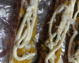 かぼちゃとちくわのマヨパン粉焼き作り方4写真