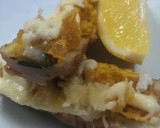 かぼちゃとちくわのマヨパン粉焼き作り方6写真