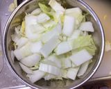 鶏肉&白菜♡さっぱりスパゲッティ作り方1写真