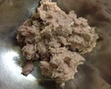 鯵の焼きつくね、大葉味噌風味作り方1写真