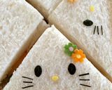 キティちゃんのサンドイッチ♪キャラ弁作り方4写真