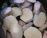 ♪じゃがいもとゴボウの豆乳ポタージュ♪作り方1写真