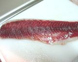 ボラの刺身作り方1写真