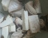 めかじき と大根の煮物作り方1写真