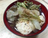 コリコリ鶏つくねとセリのヘルシー鍋作り方3写真