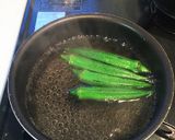 オクラのおかかポン酢和え作り方1写真