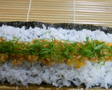 ゆず塩風味　らくらく細巻き納豆巻き作り方4写真