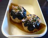 簡単キャラ弁☆たこ焼きおにぎり弁当作り方5写真