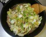 はやっうまっ☆白菜と豚ひき肉の簡単炒め作り方5写真
