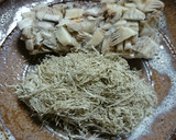 ヒラタケとトロロ昆布の焼き和え（新食感）作り方6写真