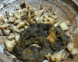 ヒラタケとトロロ昆布の焼き和え（新食感）作り方8写真