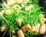 ご飯が進む！カリカリ油揚げと豆苗の油炒め作り方5写真