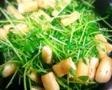 ご飯が進む！カリカリ油揚げと豆苗の油炒め作り方5写真