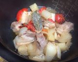 炊飯器でフィリピンの豚バラとチキンアドボ作り方3写真