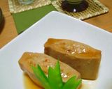 おだしがじゅわ～と！肉詰め高野豆腐の煮物作り方9写真