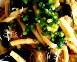 辛くて残した大根おろしと茄子のパスタ作り方5写真