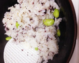 ゆかりとジャコと枝豆で簡単美味しい味ご飯作り方3写真
