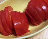 男の手料理♪トマトとモッツァレラのサラダ作り方2写真