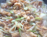 ランチにぴったり♪節約油揚げの卵とじ丼作り方4写真