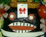 妖怪ウォッチ どんどろ （簡単キャラ弁）作り方6写真